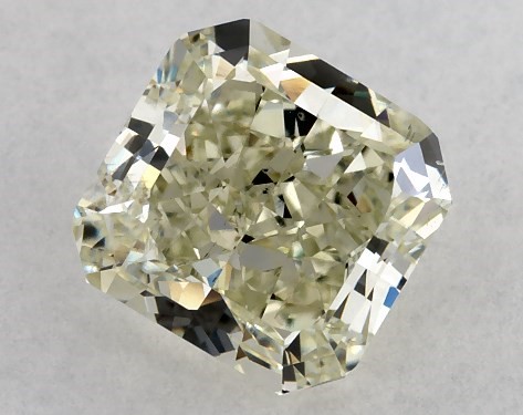  1.63 Carat Green SI1  square radiant diamond